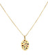 Gemstone-Studded Gold Pendant - Skeie's Jewelers