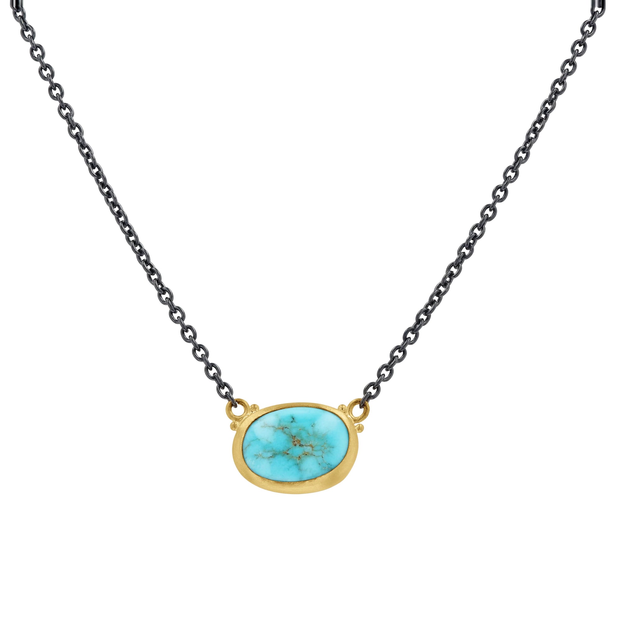 Lika Behar Sonoran Turquoise Pendant Necklace - Skeie's Jewelers