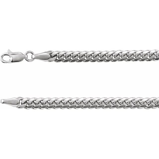 white gold curb chain necklace clasp  on a white background