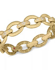 Roberto Coin 18k Gold "Duchessa" Satin Oval Link Bracelet - Skeie's Jewelers