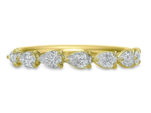 The Pear-Cut Diamond Band - Skeie&#39;s Jewelers