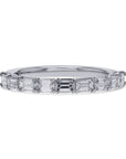 The East-West Emerald Cut Diamond Band - Skeie's Jewelers