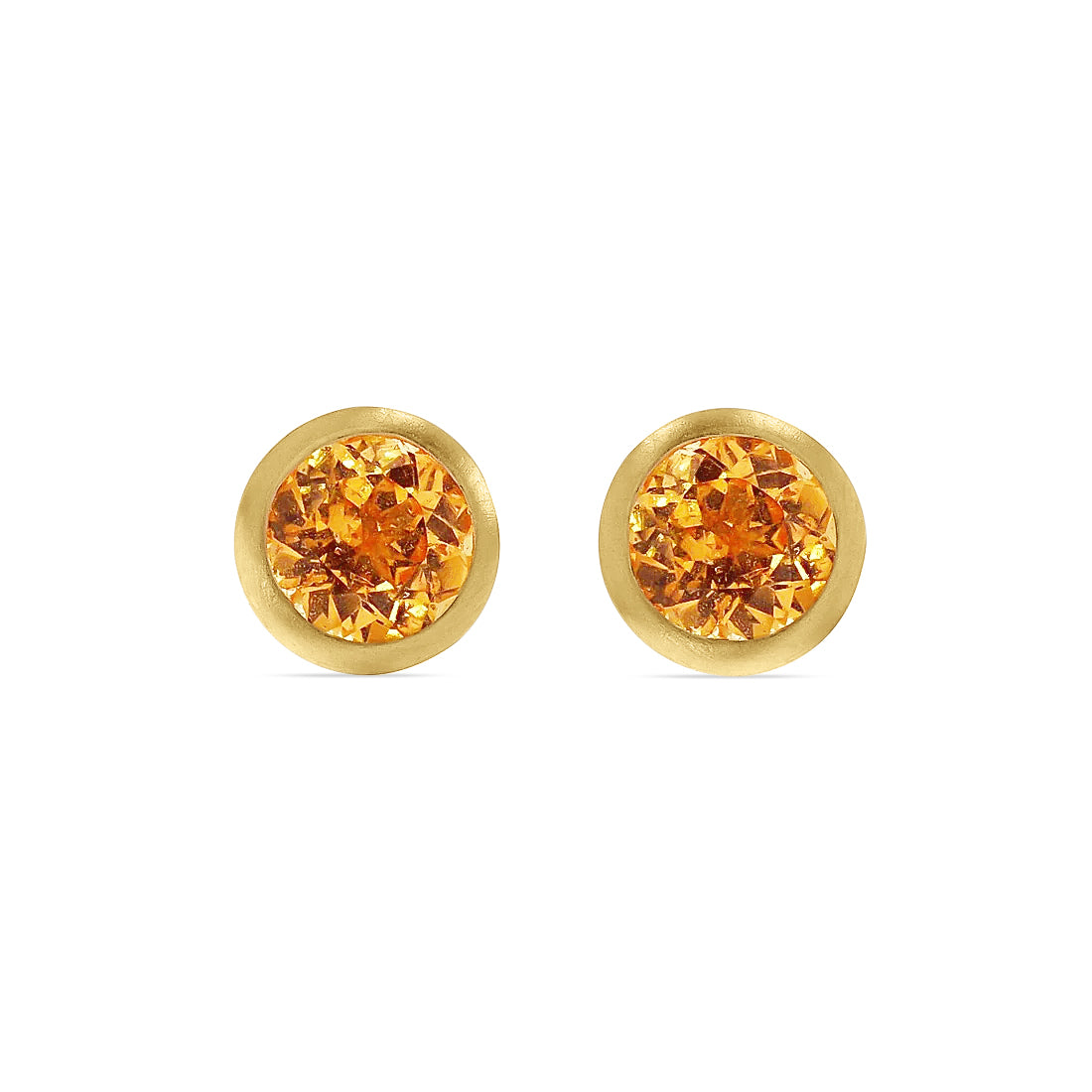 Spessartine Garnet Studs by Kimberly Collins - Skeie's Jewelers