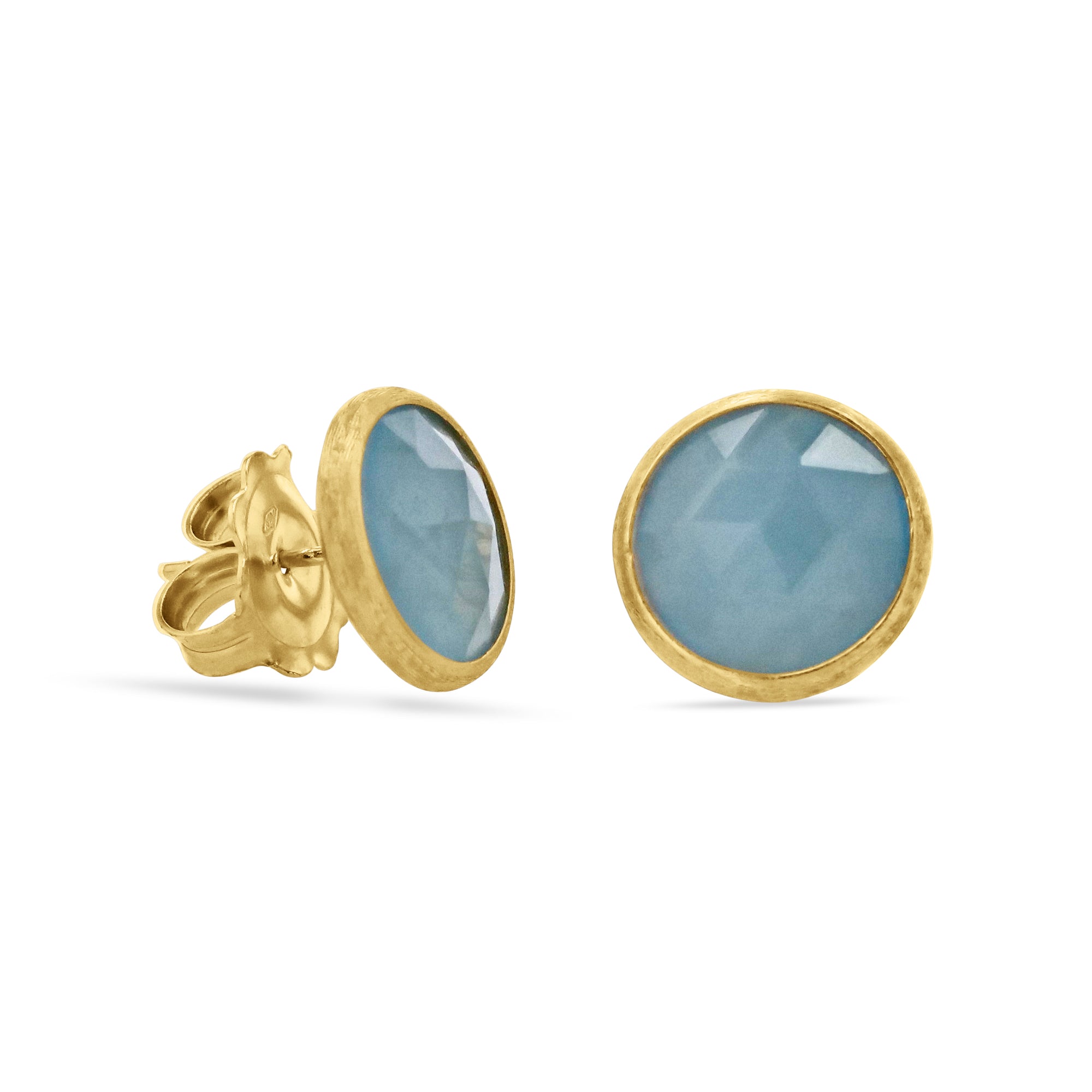 Marco Bicego® 'Jaipur' Aquamarine Studs - Skeie's Jewelers