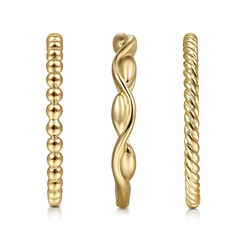 Gabriel & Co. Stacker Rings