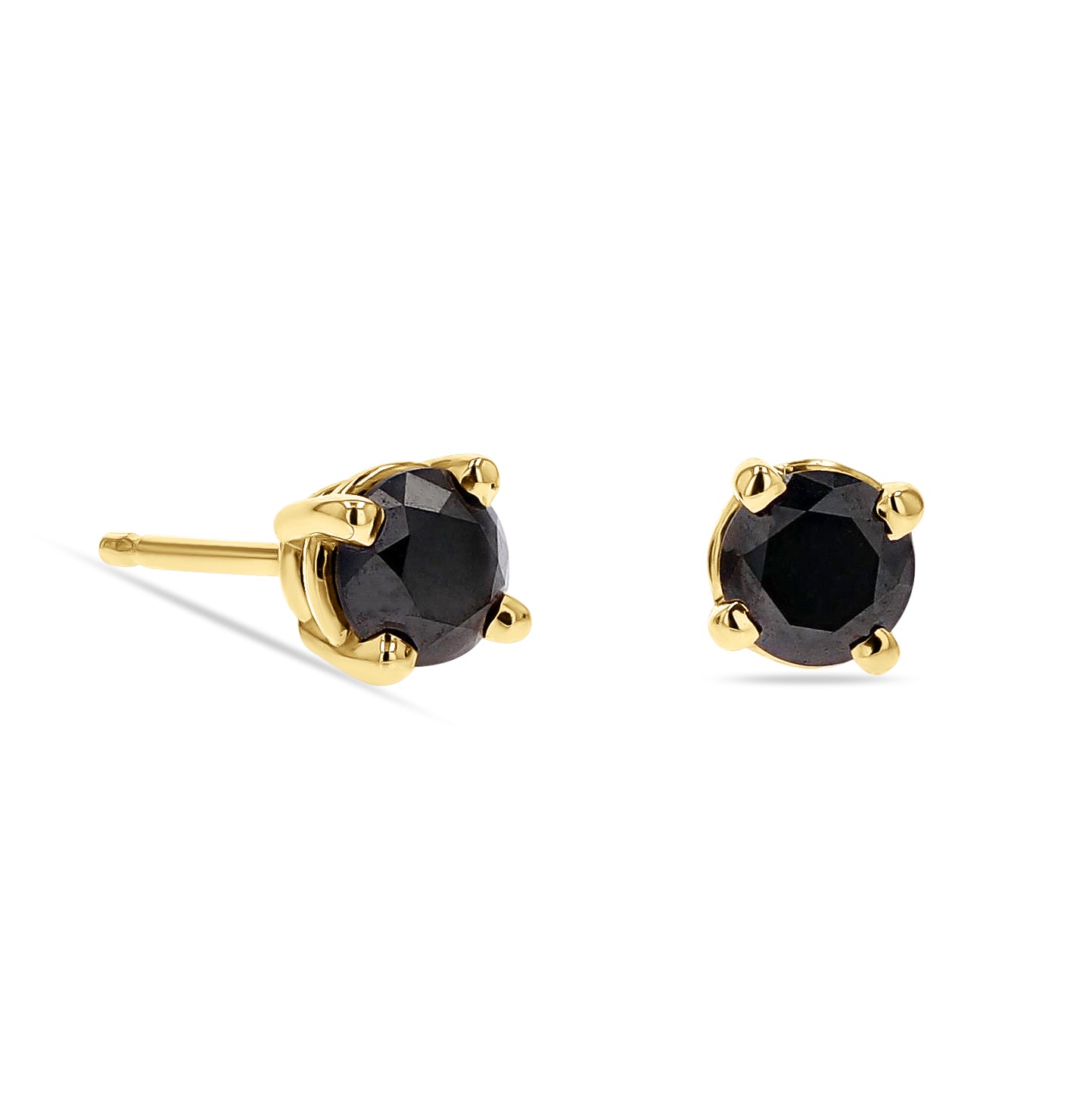 Black Diamond Studs - Skeie's Jewelers