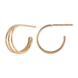 Carla | Nancy B. Wire Hoop Earrings - Skeie's Jewelers