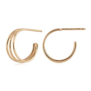 Carla | Nancy B. Wire Hoop Earrings - Skeie's Jewelers
