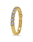 The Silk Prong Half-Round Diamond Band - Skeie's Jewelers