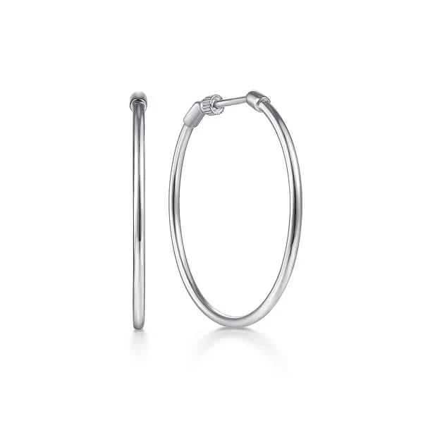 Gabriel & Co. Round Classic Hoop Earrings