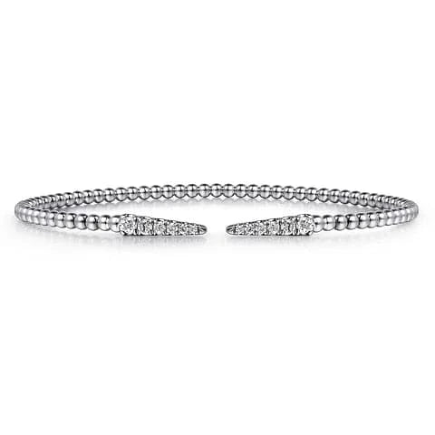 Gabriel & Co. Bujukan Diamond Spikes Split Bangle - Skeie's Jewelers
