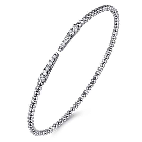 Gabriel & Co. Bujukan Diamond Spikes Split Bangle - Skeie's Jewelers