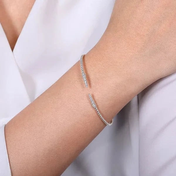 Gabriel & Co. Bujukan Diamond Spikes Split Bangle - Skeie's Jewelers