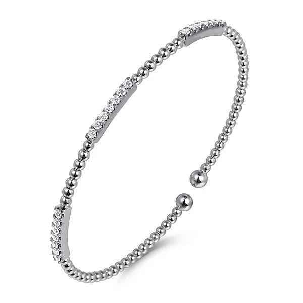 Gabriel & Co. Bujukan Diamond Stations Bangle - Skeie's Jewelers