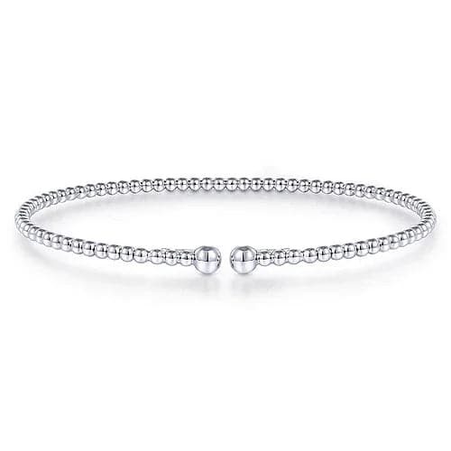 Gabriel & Co. White Gold Bujukan Split Bangle - Skeie's Jewelers