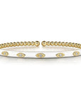 Gabriel & Co. Enamel Marquise-Shape Bujukan Bracelet - Skeie's Jewelers