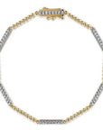 Gabriel & Co. Yellow Gold Bujukan Diamond Bracelet - Skeie's Jewelers