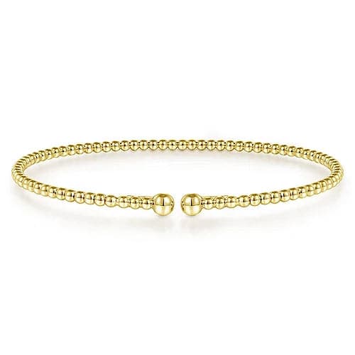 Gabriel & Co. Yellow Gold Bujukan Split Bangle - Skeie's Jewelers