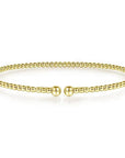 Gabriel & Co. Yellow Gold Bujukan Split Bangle - Skeie's Jewelers