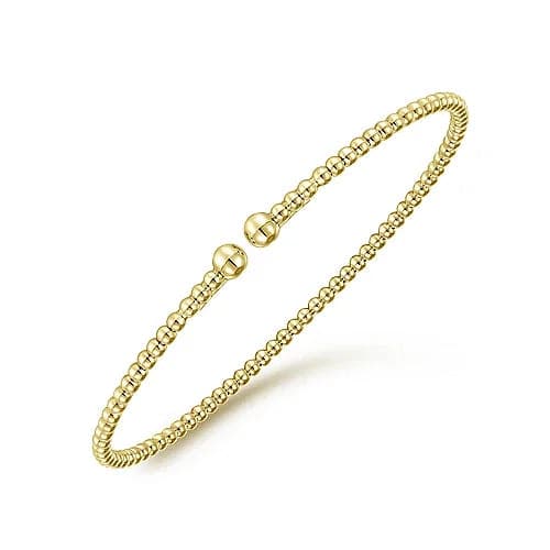 Gabriel & Co. Yellow Gold Bujukan Split Bangle - Skeie's Jewelers