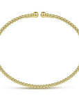 Gabriel & Co. Yellow Gold Bujukan Split Bangle - Skeie's Jewelers