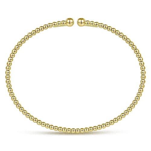 Gabriel & Co. Yellow Gold Bujukan Split Bangle - Skeie's Jewelers