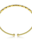 Gabriel & Co. Yellow Gold Diamond Bangle - Skeie's Jewelers