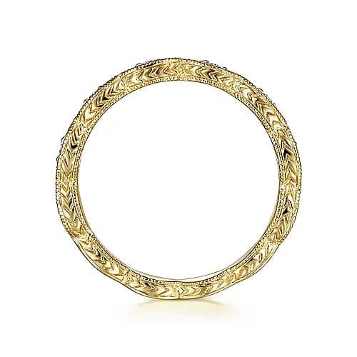 Gabriel & Co. Yellow Gold Diamond Bujukan Marquise Station Ring - Skeie's Jewelers