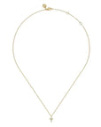 Gabriel & Co. 14k Yellow Gold Diamond Cross Pendant - Skeie's Jewelers