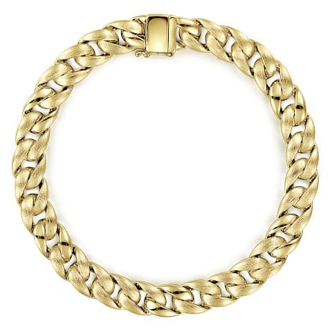 Gabriel & Co. Flat Heavy Chain Bracelet - Skeie's Jewelers