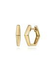 Gabriel & Co. Geometric Huggie Earrings - Skeie's Jewelers
