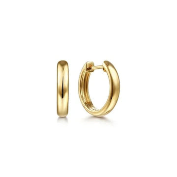 Gabriel & Co. Yellow Gold Huggie Earrings