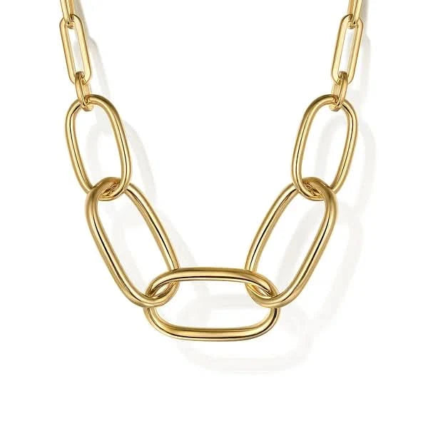 Gabriel & Co. Large Oval Link Chain Necklace