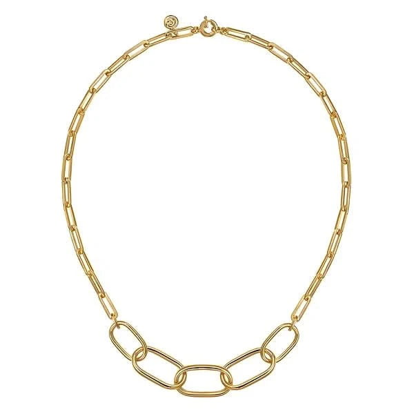 Gabriel &amp; Co. Large Oval Link Chain Necklace - Skeie's Jewelers