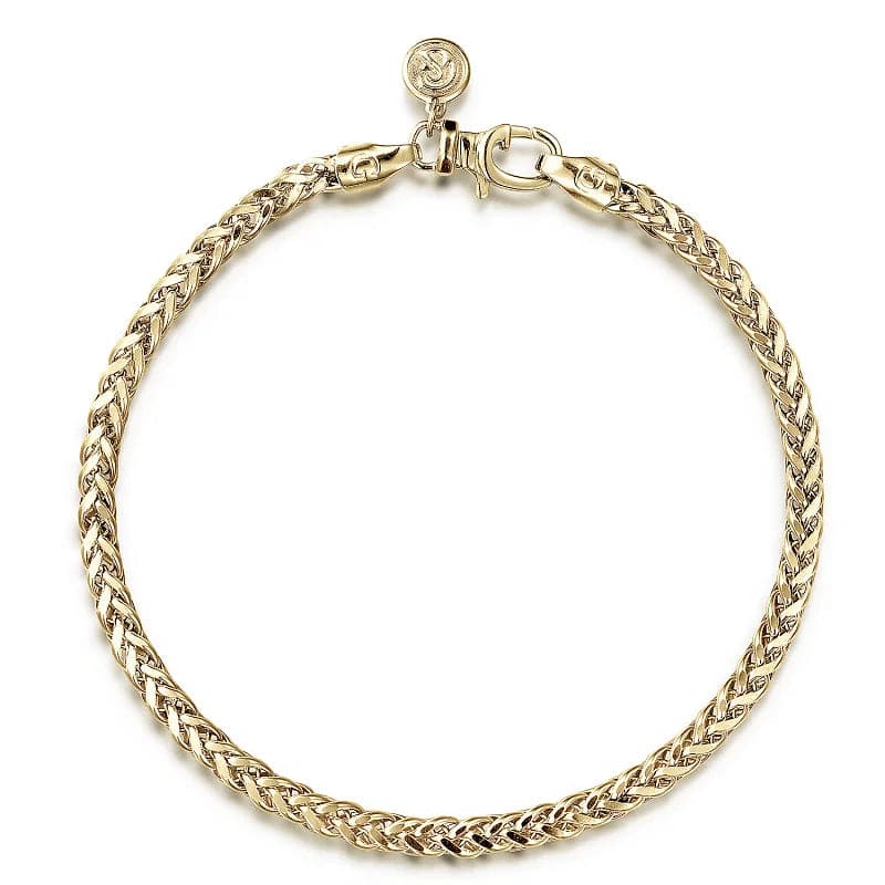 Gabriel & Co. Men's Wheat Chain Bracelet - Skeie's Jewelers