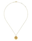 Gabriel & Co. 14k Yellow Gold Octagonal Diamond Star Locket Necklace
