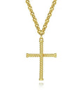 Gabriel & Co. Twisted Cross Pendant - Skeie's Jewelers