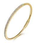Gabriel & Co. Two Row Diamond Bangle - Skeie's Jewelers