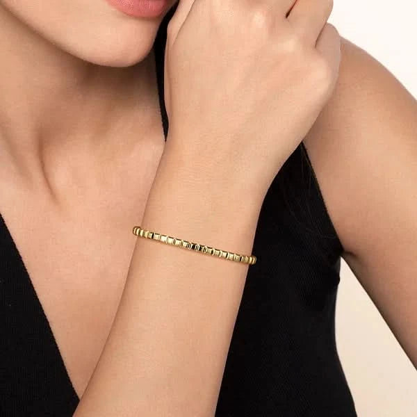 Gabriel & Co. Plain Gold Split Bangle Bracelet