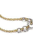 Gabriel & Co. Diamond Circles Chain Necklace - Skeie's Jewelers