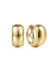 Gabriel & Co. Wide Gold Huggie Earrings - Skeie's Jewelers