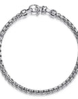Gabriel & Co. Sterling Silver Rounded Box Chain Bracelet - Skeie's Jewelers