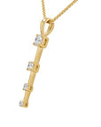 Graduated Diamond Bar Pendant - Skeie's Jewelers