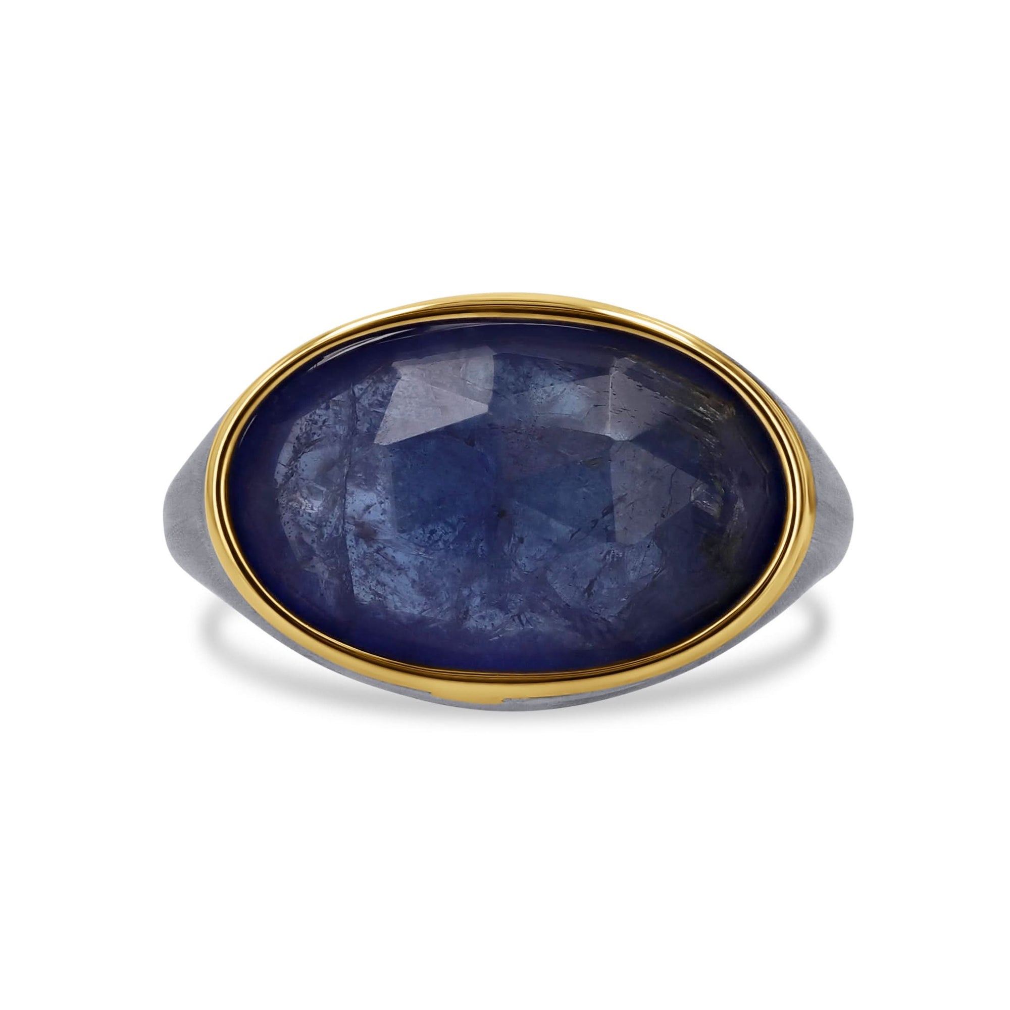 Tanzanite Gem Drop Signet Ring - Skeie's Jewelers