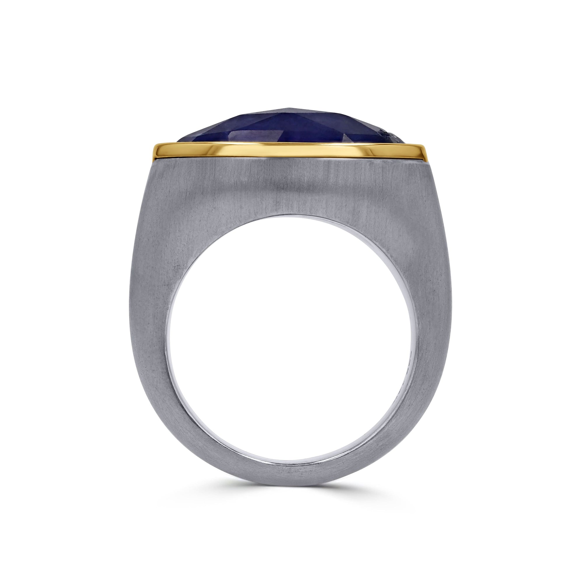 Tanzanite Gem Drop Signet Ring - Skeie's Jewelers