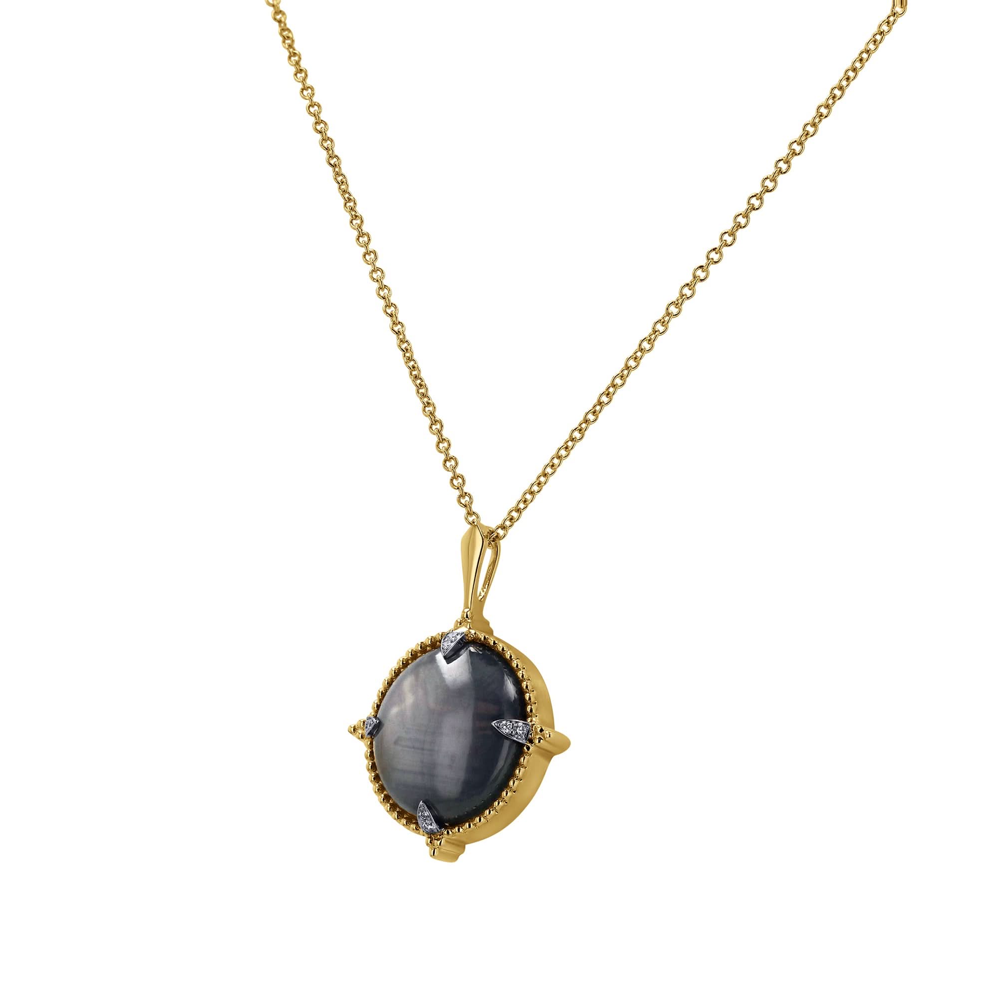 Skeie's Jewelers 14k Yellow Gold Blue Sapphire Pendant - Skeie's Jewelers