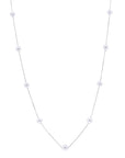 32" Station Pearl Necklace - Skeie's Jewelers