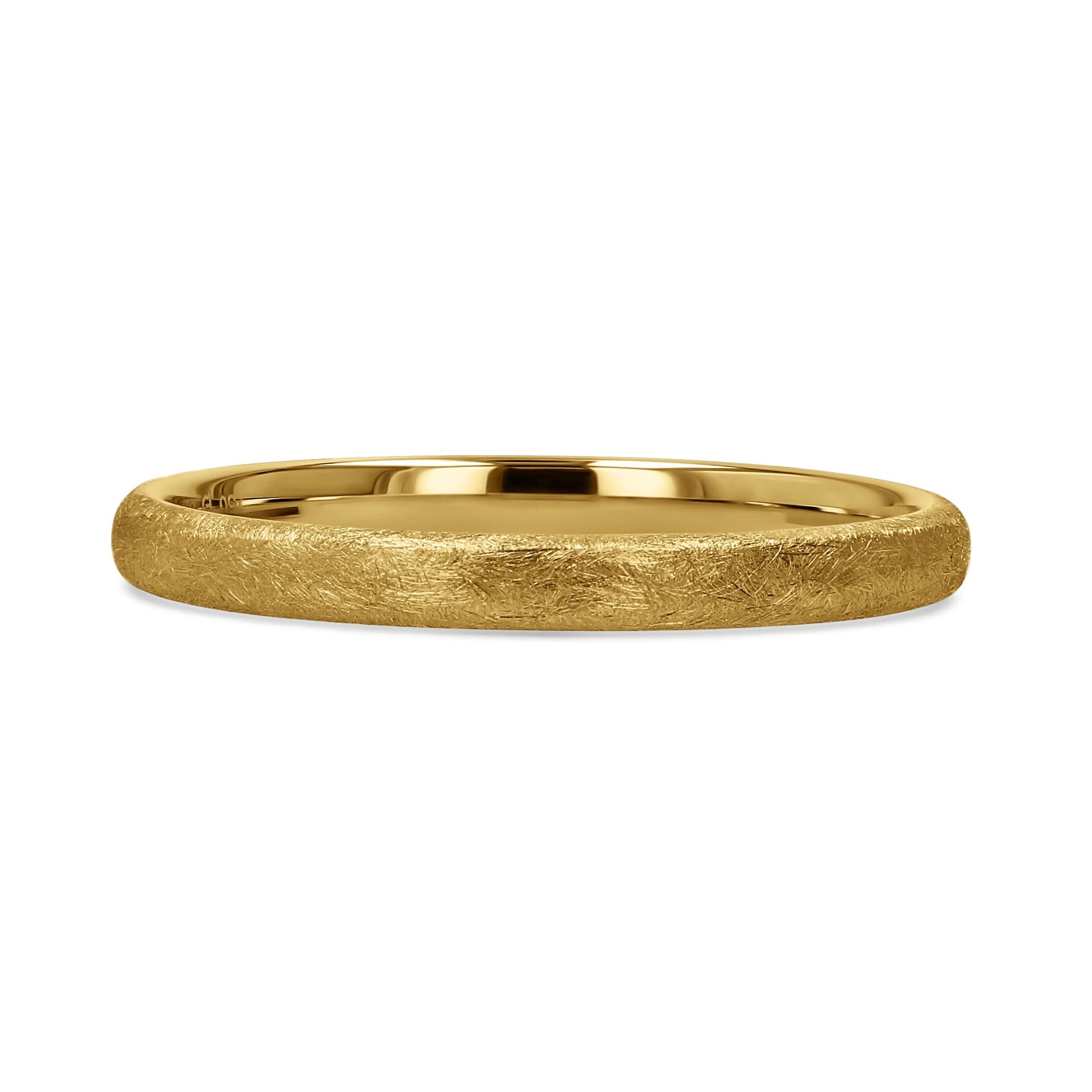 Furrer Jacot 18k Yellow Gold Textured Band - Skeie's Jewelers