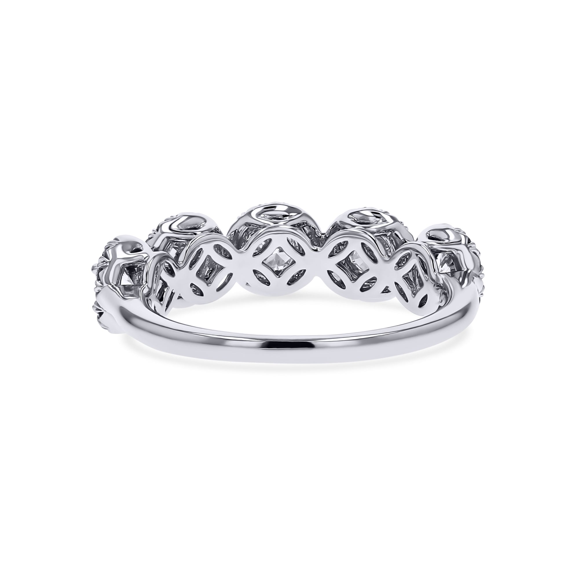 De Beers Forevermark Platinum 5-Stone Diamond Ring  under gallery view