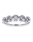 De Beers Forevermark Platinum 5-Stone Diamond Ring  under gallery view